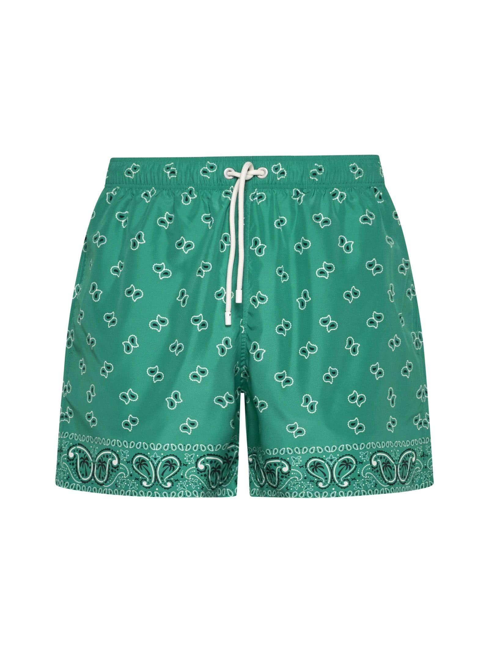 Palm Angels Paisley Swim Shorts