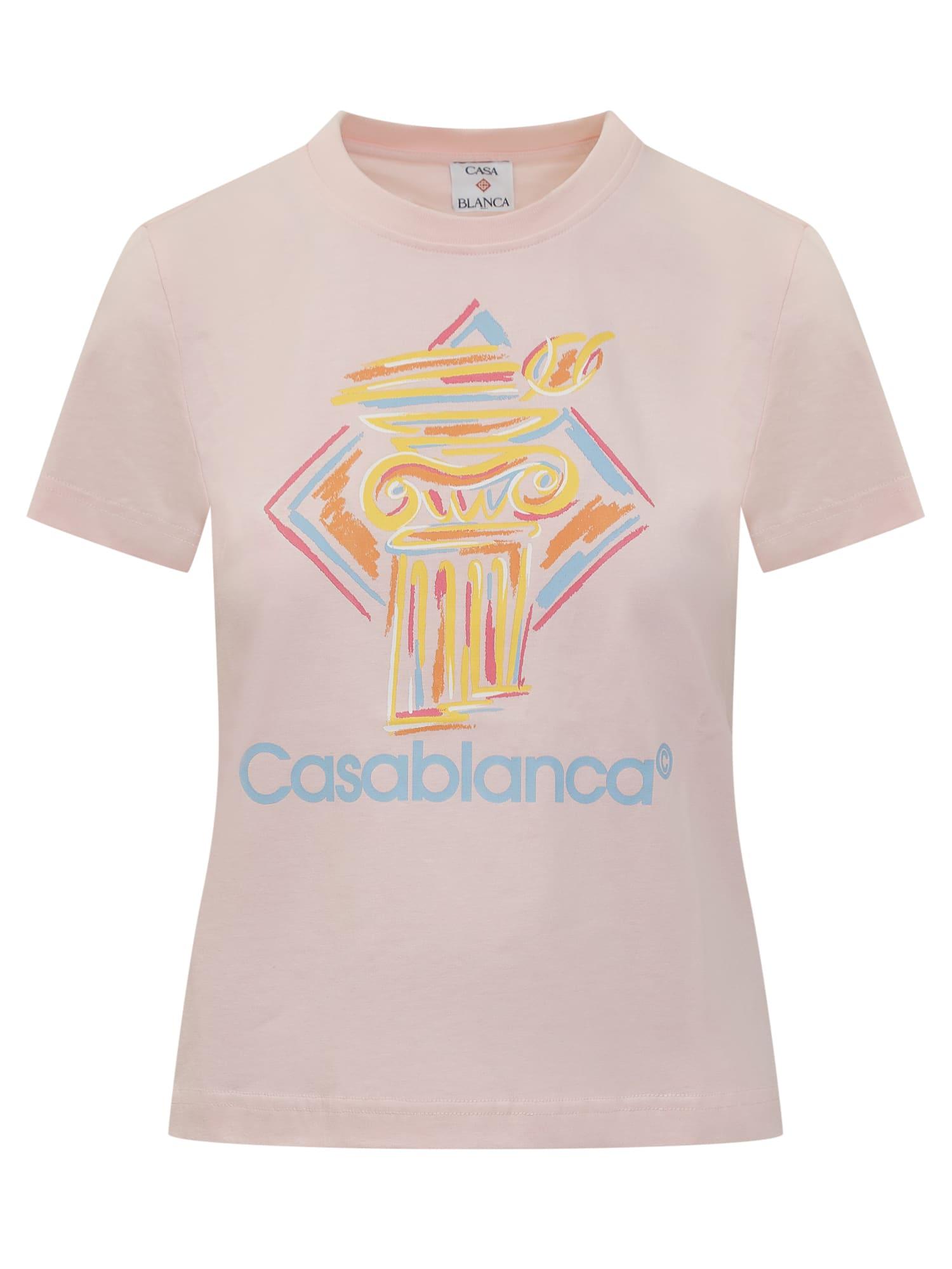 Casablanca Diamond Column T-shirt