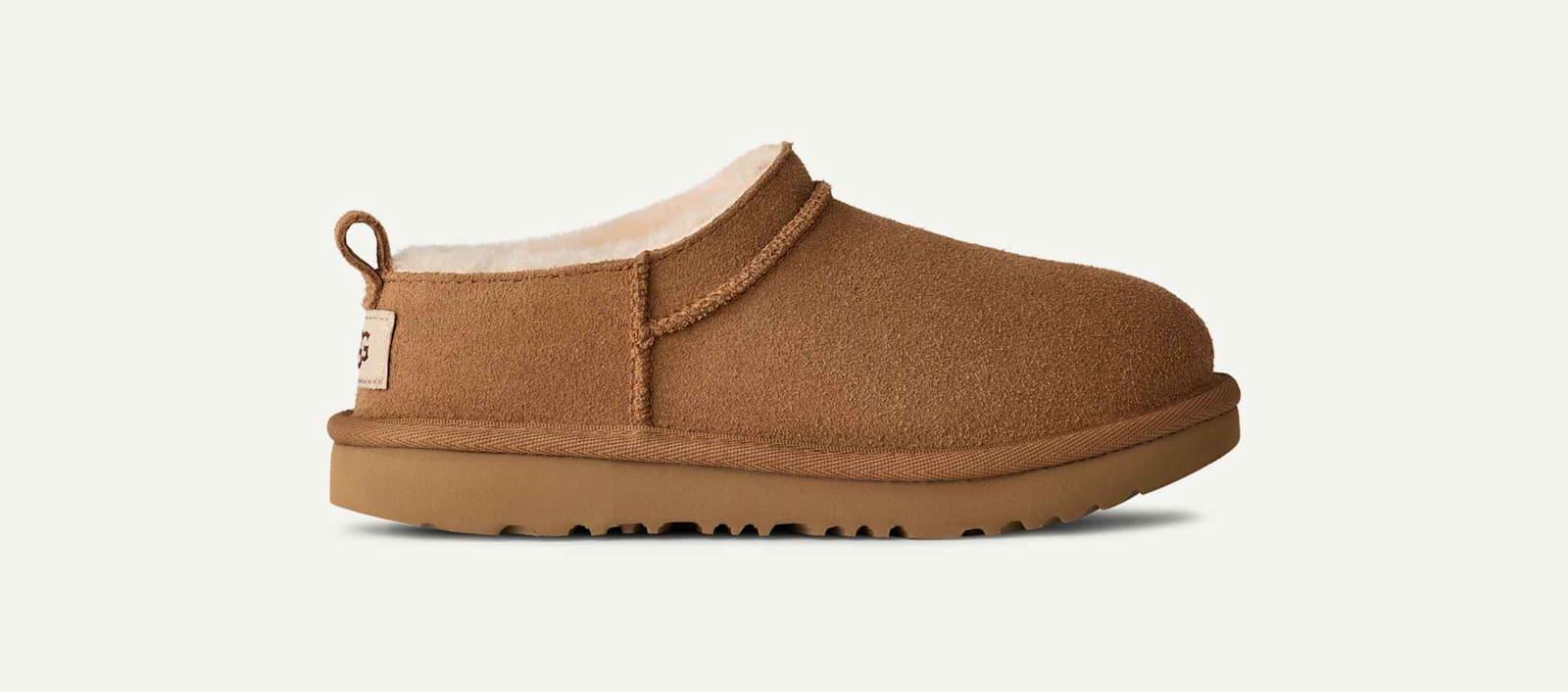 UGG Camel Suede Classic Micro Slippers
