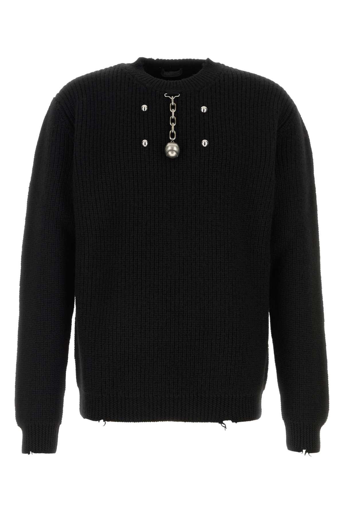 Prada Black Wool Sweater