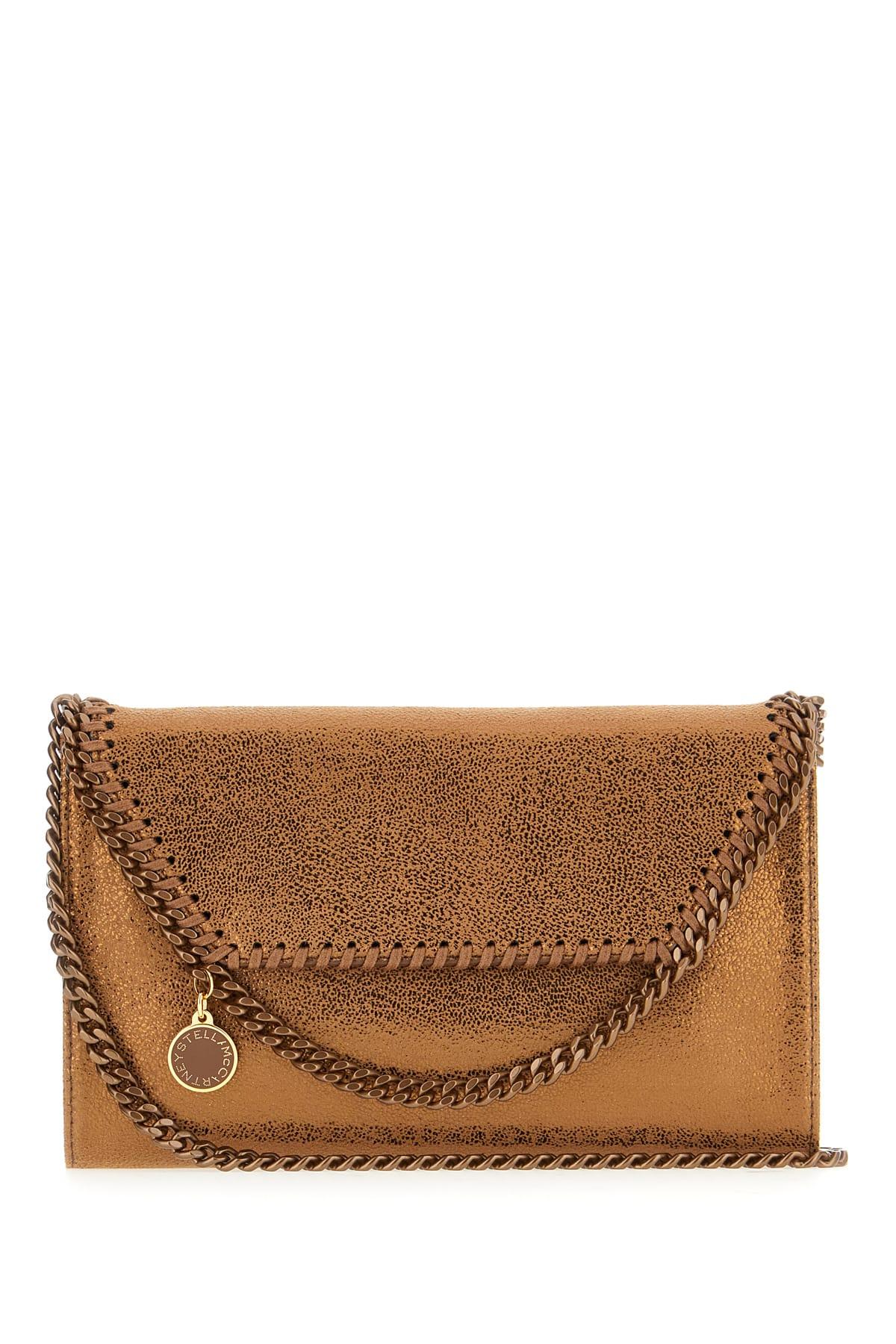 Stella McCartney Copper Shaggy Deer Falabella Wallet