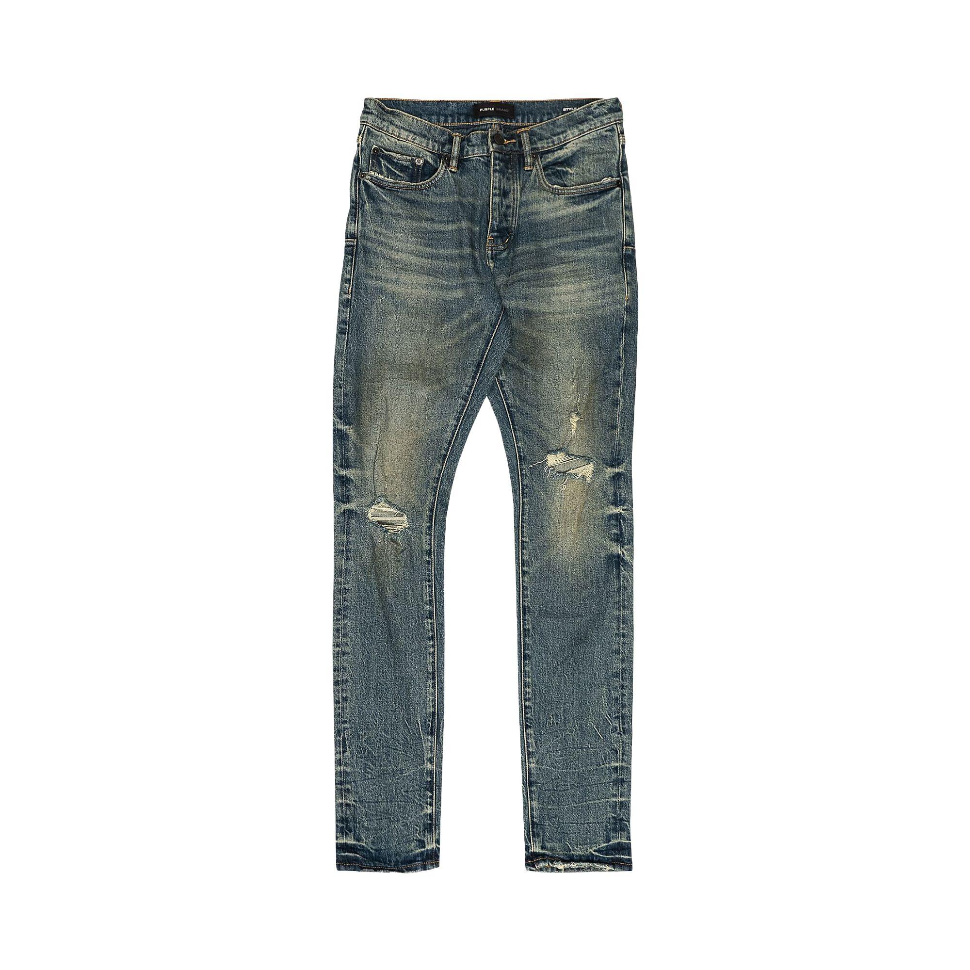 PURPLE BRAND Skinny Jeans in Dark Indigo